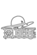 Load image into Gallery viewer, ONE PIECE EMBROIDERED OVERSIZED T-SHIRT