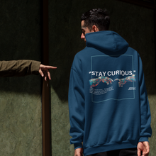 Load image into Gallery viewer, DMF ORIG: STAY CURIOUS UNISEX HOODIE