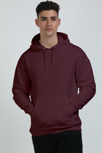 Load image into Gallery viewer, Maroon oversize hoodie
