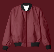 Load image into Gallery viewer, MAROON BOMBER JACKET
