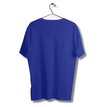 Load image into Gallery viewer, Royal Blue Half sleeves round neck unisex t-shirt - dmonkeyfamily