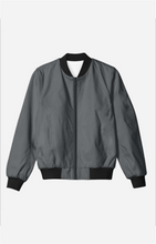 Load image into Gallery viewer, STEEL GREY BOMBER JACKET