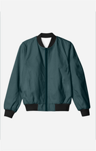 Load image into Gallery viewer, PETROL BLUE BOMBER JACKET