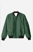 Load image into Gallery viewer, OLIVE GREEN BOMBER JACKET