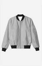 Load image into Gallery viewer, GREY BOMBER JACKET