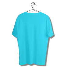 Load image into Gallery viewer, Sky Blue Half sleeves round neck unisex t-shirt - dmonkeyfamily