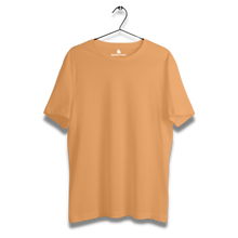 Load image into Gallery viewer, Mustard Yellow Half sleeves round neck unisex t-shirt - dmonkeyfamily