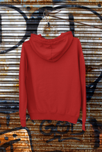 Load image into Gallery viewer, RED COLOR UNISEX HOODIE - dmonkeyfamily