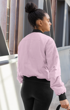 Load image into Gallery viewer, LIGHT PINK BOMBER JACKET