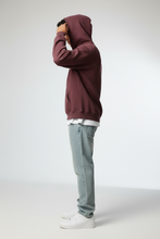 Load image into Gallery viewer, MAROON ACID WASH HOODIE

