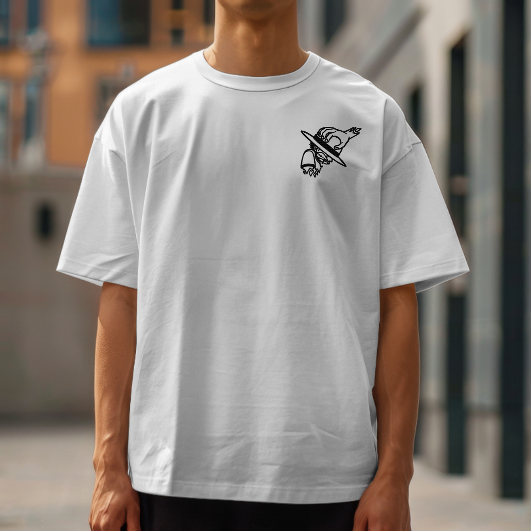 ONE PIECE EMBROIDERED TERRY OVERSIZED T-SHIRT