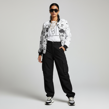 Load image into Gallery viewer, COLOR SPLASH BOMBER JACKET
