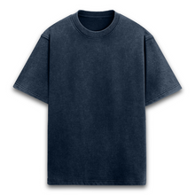 Load image into Gallery viewer, navy blue acid wash t-shirt
