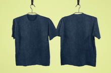Load image into Gallery viewer, navy blue acid wash t-shirt
