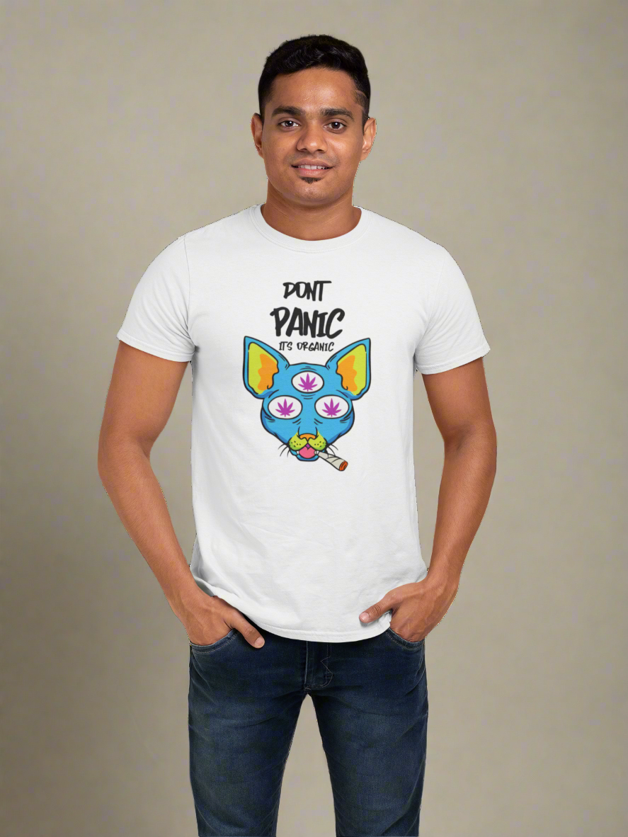 DON'T PANIC ITS ORGANIC T-SHIRT
