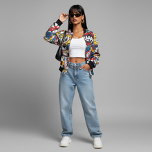 Load image into Gallery viewer, POP ART BOMBER JACKET
