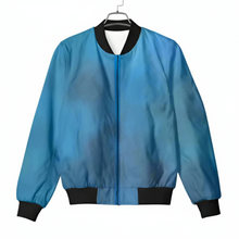 Load image into Gallery viewer, SMOKY BLUE BOMBER JACKET
