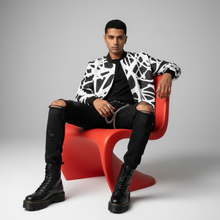 Load image into Gallery viewer, SPIDER WEB BOMBER JACKET
