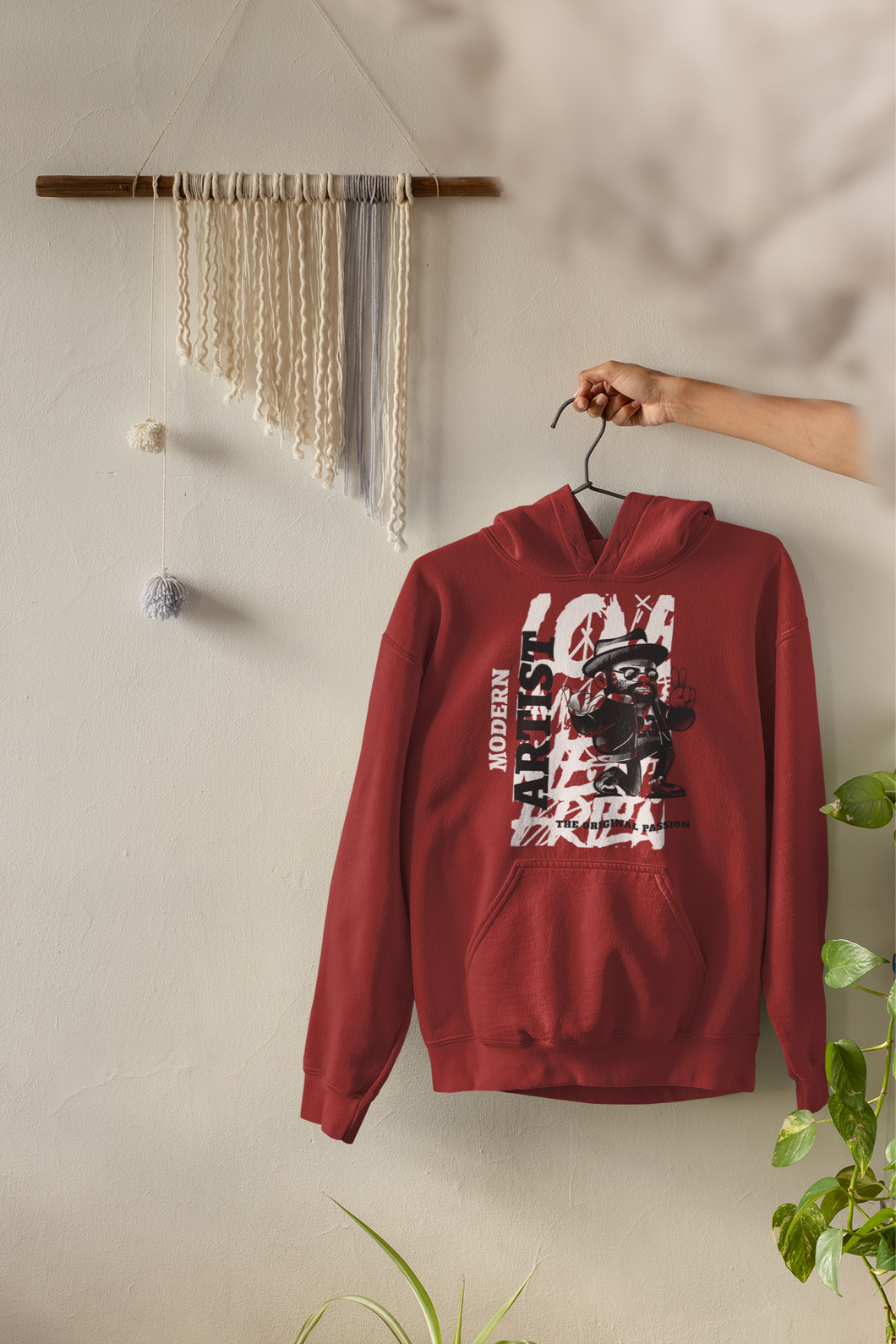 MODERN ARTIST HOODIE - dmonkeyfamily