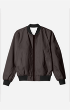 Load image into Gallery viewer, COFFEE BROWN BOMBER JACKET
