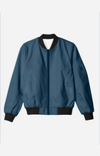 Load image into Gallery viewer, NAVY BLUE BOMBER JACKET
