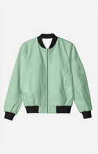 Load image into Gallery viewer, MINT GREEN BOMBER JACKET
