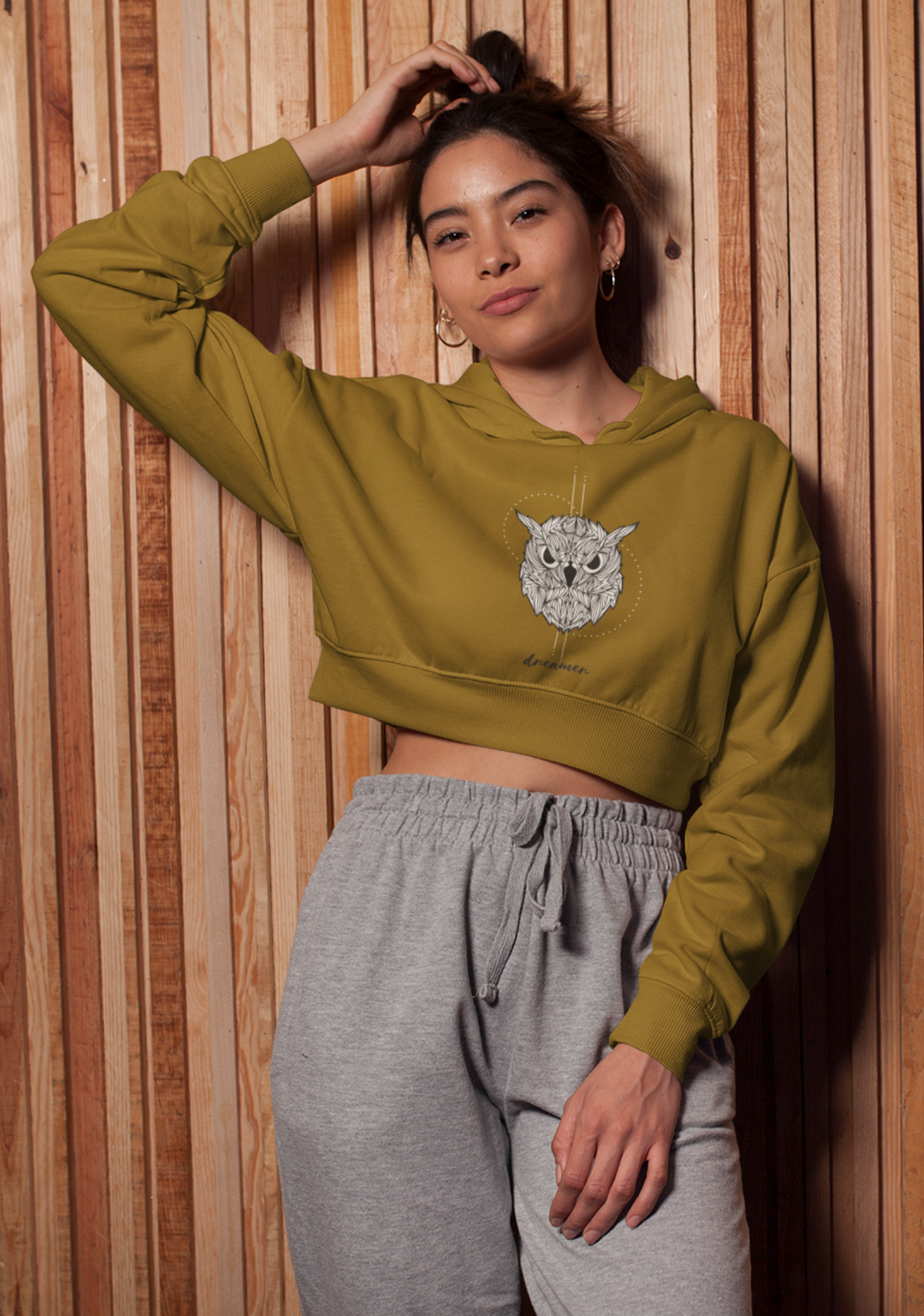 DREAMER CROP HOODIE - dmonkeyfamily