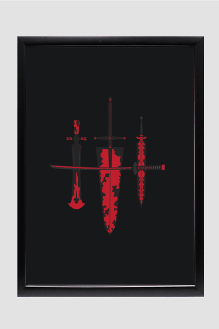 BLACK CLOVER ANIME SWORDS A4/A3 - dmonkeyfamily