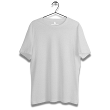 Load image into Gallery viewer, Melange Grey Half sleeves round neck unisex t-shirt - dmonkeyfamily
