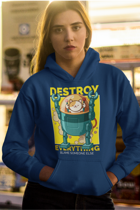DESTROY EVERYTHING HOODIE - dmonkeyfamily