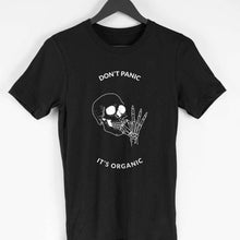 Load image into Gallery viewer, DON&#39;T PANIC IT&#39;S ORGANIC T-SHIRT - dmonkeyfamily

