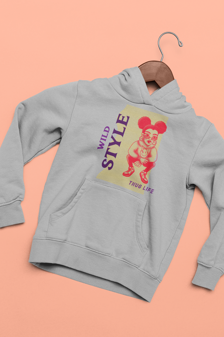 WILD STYLE 'THUG LIFE' HOODIE - dmonkeyfamily