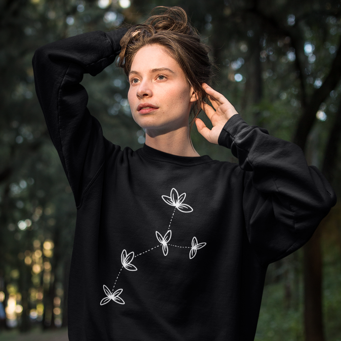 FLOWER STARS SWEATSHIRT - dmonkeyfamily