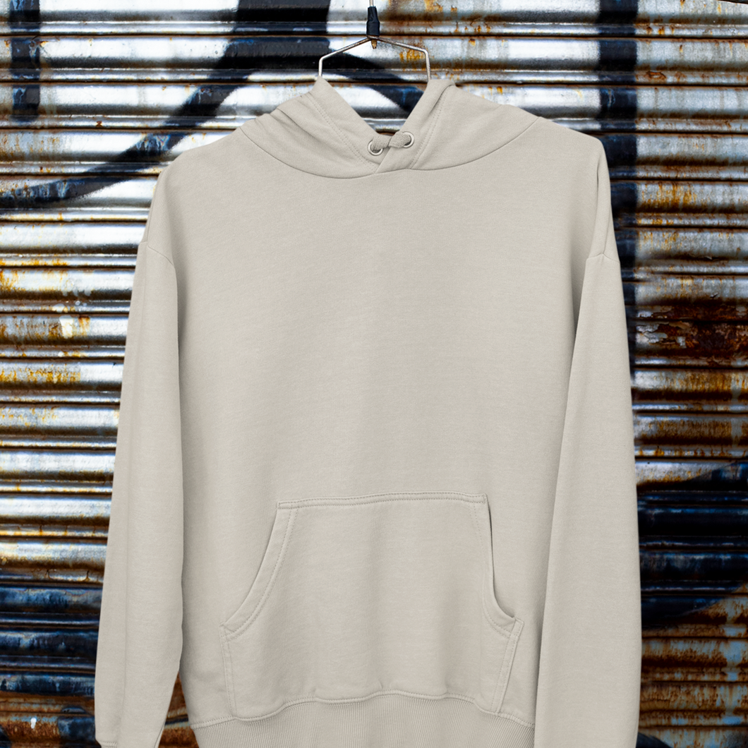 MELANGE GREY UNISEX HOODIE - dmonkeyfamily