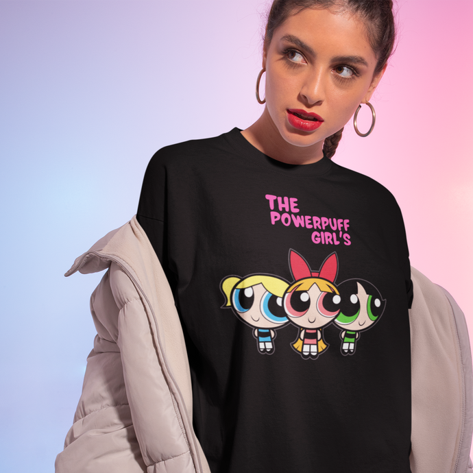 powerpuff girls oversize t-shirt