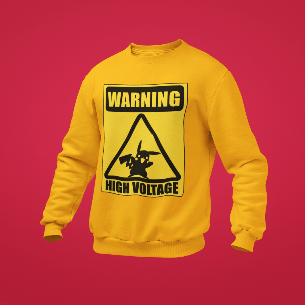 WARNING-HIGH VOLTAGE PIKACHU - dmonkeyfamily