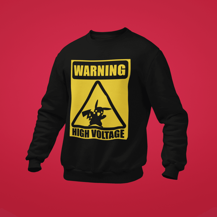 WARNING-HIGH VOLTAGE PIKACHU - dmonkeyfamily