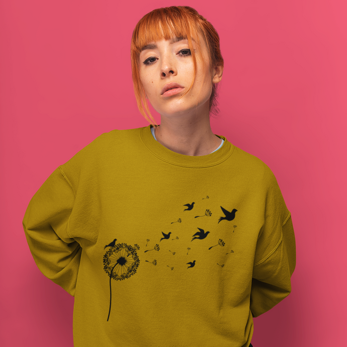 WISHES, PRINTED WOMEN'S SWEATSHIRT - dmonkeyfamily