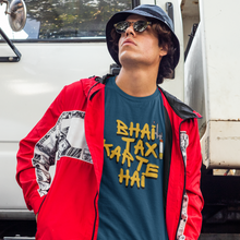 Load image into Gallery viewer, TAXI KARTE HAI HALF SLEEVES MEN&#39;S T-SHIRT - dmonkeyfamily
