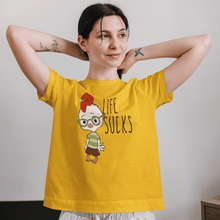 Load image into Gallery viewer, LIFE SUCKS - CHICKEN LITTLE - dmonkeyfamily
