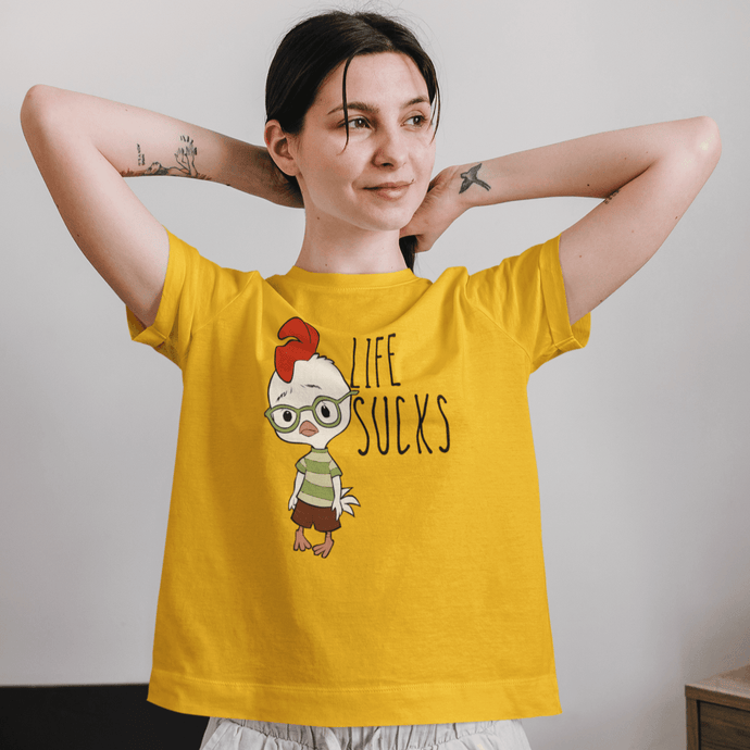 LIFE SUCKS - CHICKEN LITTLE - dmonkeyfamily