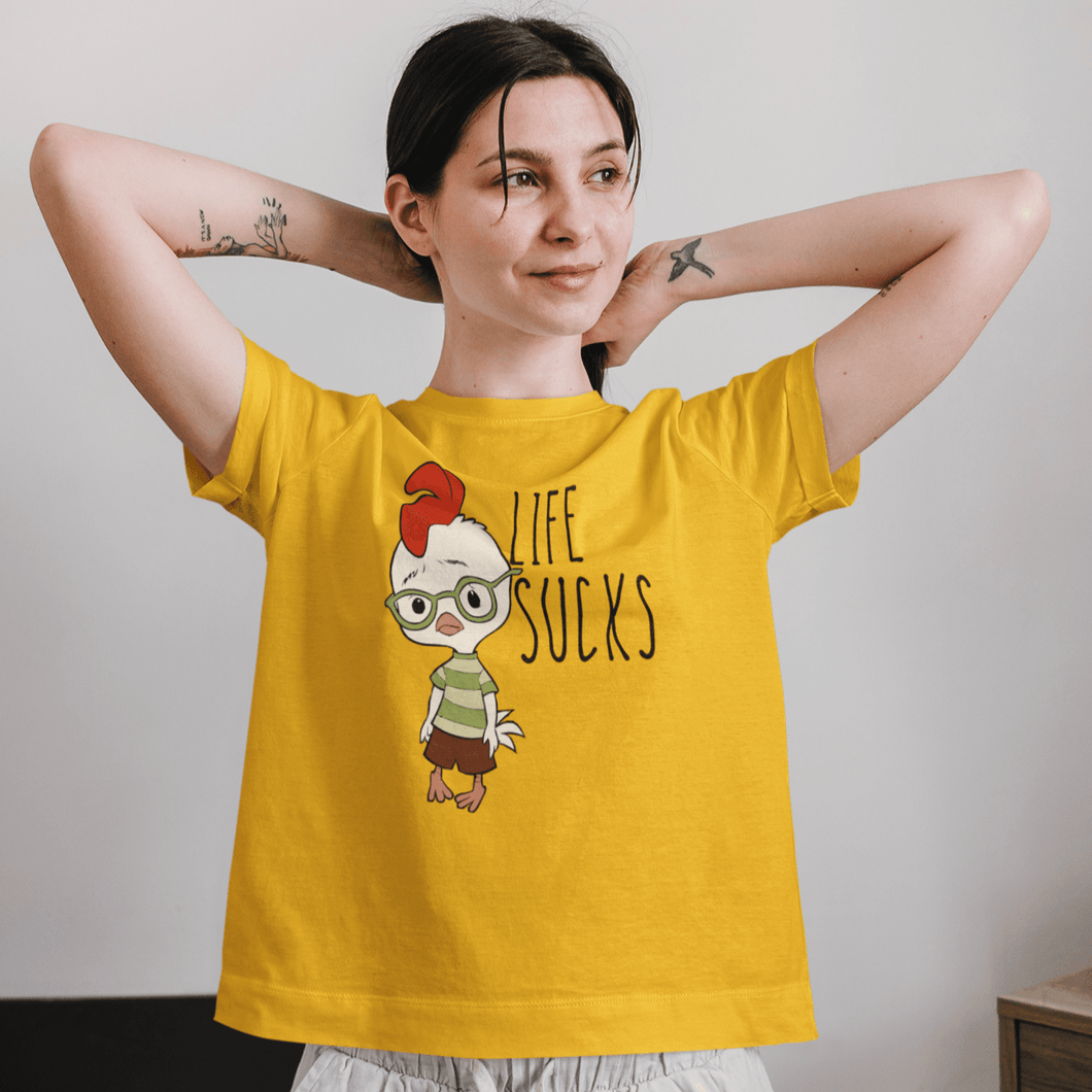 LIFE SUCKS - CHICKEN LITTLE - dmonkeyfamily